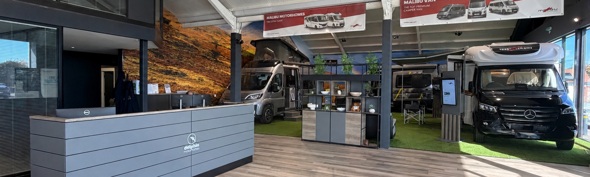 Dolphin Motorhomes Sussex Showroom