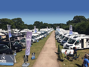 Motorhome display at Shamba 2017